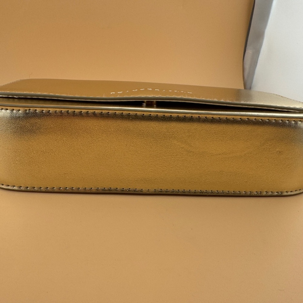 Chantecaille Metallic Gold Make Up Bag - Picture 4 of 10